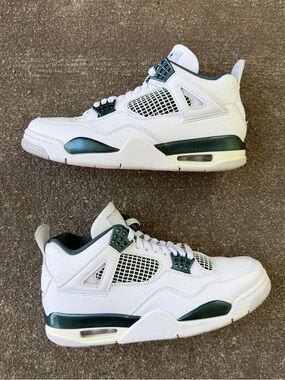 Air Jordan 4 Oxidized Green Men’s Athletic Sneakers Size 7.5 FQ8138-103 Casual